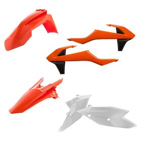 2421075909222f-9ea335 Acerbis Replica Plastic Kit Original 18 For Ktm 125 Sx 2016-2018