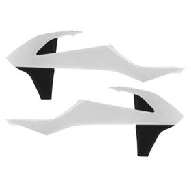2421081035 Acerbis Radiator Shrouds White/black #2421081035 Ktm