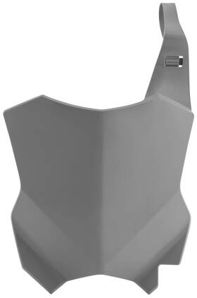 2449390011 Acerbis Front Number Plate - Gray
