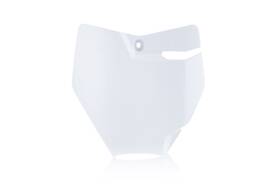 2449406811 Acerbis Front Number Plate - White 20