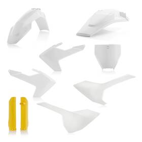2462605909 Acerbis Plastic Kit White/yellow #2462605909