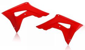 2630660227 Acerbis Radiator Shrouds Red For Honda Crf250r/crf450r