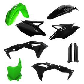2685821089 Acerbis Complete Plastic Kit Set Green/blk For Kawasaki Kx250 Kx250f 2018-2020 2685821089 Acerbis Complete Plastic Kit Set Green/blk For Kawasaki Kx250 Kx250f 2018-2020