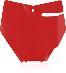 26859-50004 Acerbis 2685950004 Front Number Plate Red Plastic 0520-3146