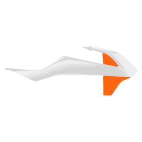 2685965412 Acerbis Radiator Shrouds White/orange For Ktm 85 Sx Gas Mc85 2018-2023