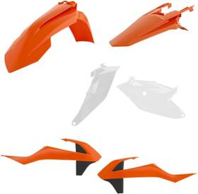 2686016812 Acerbis Standard Plastic Kits Orange For Ktm 2018-21 85 Sx 85sx