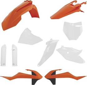 2686027118 Acerbis Full Plastic Kit - Original 21 Red/white