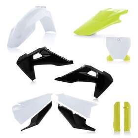 2726557296 Acerbis Full Plastic Kit White/black/yellow