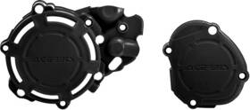 2780680001 Acerbis X-power Engine Cover Kit Black #2780680001 Fits Yamaha Yz125 2005-2025