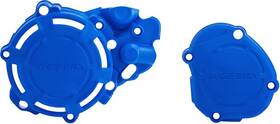 2780680211 Acerbis X-power Engine Cover Kit Blue #2780680211 Fits Yamaha Yz125 2005-2025