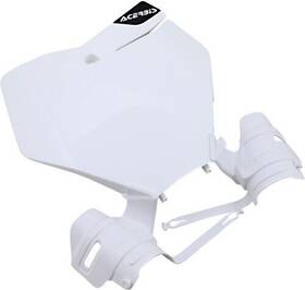 2791480002 Acerbis Front Number Plate White Polypropylene 0520-2973