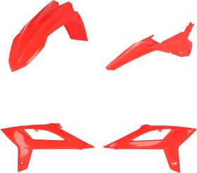 2936280145 Acerbis Full Body Replacement Plastic Kit Oem Red Front Rear Side