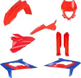 2979471228 Acerbis Full Plastic Kit Red/blue Fits Beta Rr 2t/4t