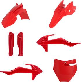 2980580004 Acerbis Complete Full Plastic Kit Red Ktm 50sx Sx-e E3 E5 Mc50