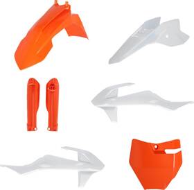 2980587705 Acerbis Full Plastic Kits Orange/white