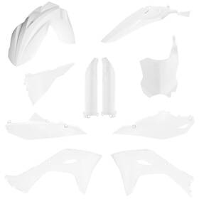 298357000297eb-3b32b0 Acerbis Full Plastic Kit White For Kawasaki Kx450 50th Anniversary Edition 2024