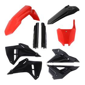 2985981018 Acerbis Plastic Kit - Full Red/black