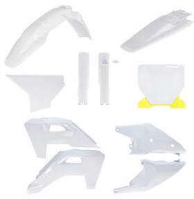 2986848211 Acerbis White Full Body Plastic Kit