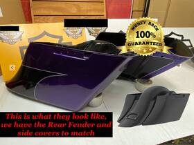 44584 Advan Black Bagger Boss Extended Stretched Saddlebags 14-23 Harley Touring 44584 Advan Black Bagger Boss Extended Stretched Saddlebags 14-23 Harley Touring