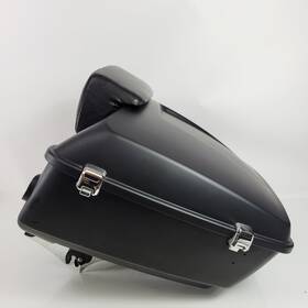 Blk-dnm-f-1-571 Advan Black Aftermarket 09-13 Harley Davidson Touring Denim King Tour Pack With Mount