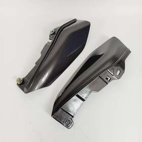 Advan Black C102 River Rock Gray For Harley 09 Mid Frame Air Deflectors Heat Shield Trim Covers