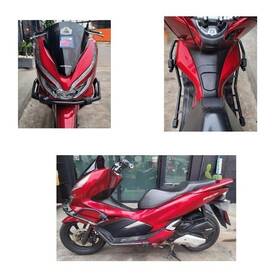 Ar022 Aftermarket Products Crash Bar Frame Guard Protector Fits Honda Pcx-150 Pcx150 / Pcx-160 2018 - 2023