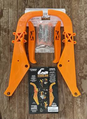 Sab-2 Alloy Art Sab-1 Strong Arm Fairing And Speaker Support Brackets Harley Flh Both Sets