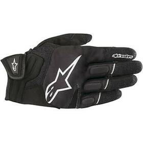 3301-3185 Alpinestars Atom Gloves Black White Size M