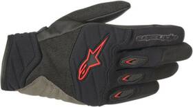 3301-3244 Alpinestars Shore Gloves Black Red Size S