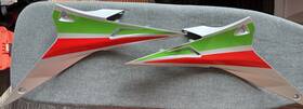 2h001592000eu Aprilia 2017 Tricolore Rsv 4 Rf Factory Side Fairings - Brand New Fits Tuono 2h001592000eu Aprilia 2017 Tricolore Rsv 4 Rf Factory Side Fairings - Brand New Fits Tuono