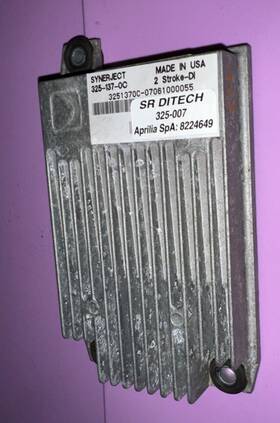 325-007 Aprilia 2007 Sr50 R Factory Ecu Cpu Computer Ecm Box 1 615 Miles