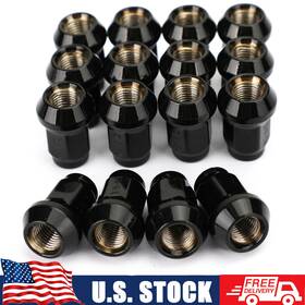 M525-a064-blk Areyourshop 16x Black Wheel Lug Nuts 3/8 Inch 24 Tapered For Polaris Ranger Rzr 4 Xp Sportsman