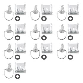 M525-a115 Areyourshop 10 Pack D Ring Quick Release Fairing Fasteners Quarter Turn Bolt Motor 14mm