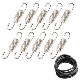 770440030 Artudatech 10 Pack Stainless Steel Swivel Exhaust Springs Universal - 57mm 44mm O-ring