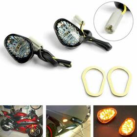 Lts007-smoke-k Artudatech Turn Signals Mount Led Flush For Yamaha Yzf-r6 03-16 Yzf-r1 02-08 R6s 2006-09