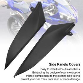M549-a146-blk Artudatech Gas Tank Side Trim Cover Panel Fairing Cowl Fit For Yamaha Yzf R1 2004 2006