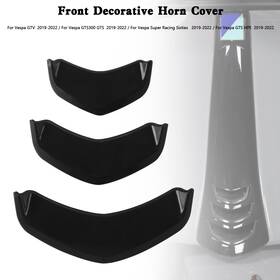 M549-a296-blk Artudatech Front Horn Cover Decoration Trim For Vespa Sprint 300 Gts Hpe Gtv Black