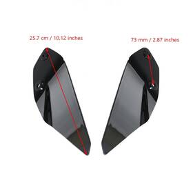 Win-093-blk Automoto8 Windshield Plate Side Panels For Bmw R1200gs Adv 2014-2020 R1250gs 19-21 Usa