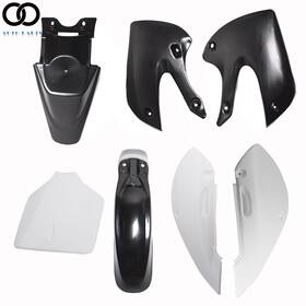 Apo154984 Autoooparts Plastic Fender Fairing For Kawasaki Kx 65 Klx 110 Drz110 Suzuki Rm65 White&black