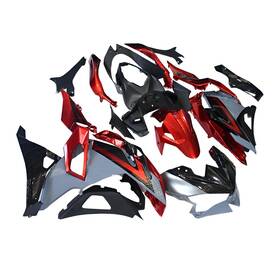 500-02 Autopartsbay #bay Abs Injection Fairings For Ninja 500 Ex500 2024 Kawasaki Red Grey Bodywork Frame