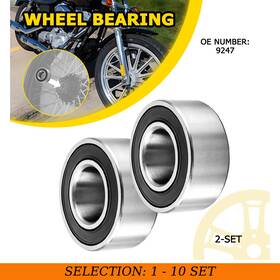 2-20x Auxito 9247 Sealed Wheel Bearings Axle Front/rear Fit 2005-2007 Harley Sportster