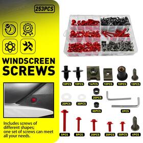 Mtc-gzls-253r Auxito For Honda Cbr600rr Motorcycle Complete Fairing Bolts Body Screws Kit Red 253pcs Mtc-gzls-253r Auxito For Honda Cbr600rr Motorcycle Complete Fairing Bolts Body Screws Kit Red 253pcs