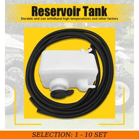Auxito Sh-yfz350-87-06 Radiator Engine Water Coolant Tank Reservoir For Yamaha Banshee Yfz350 1987-06 D