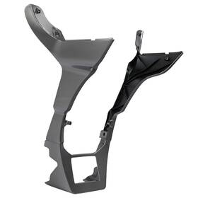 Sl-bxz-022 Banana #bwxban Side Fairing Spoiler Chin Cover For Harley Road Glide Fltr 2017-up Billet Silver