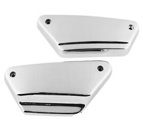 Ikoc93d9in Bc Chrome Plated Side Covers Left Right Set For Harley Super Glide Ii 1982-1985
