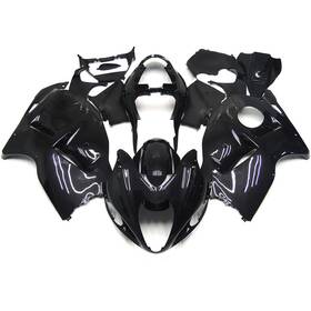 Gsxr1300-97-24 Bennet2020 #usbe250103 Black Fairings For Hayabusa Gsxr1300 1997 - 05 06 2007 Suzuki Injection Bodywork