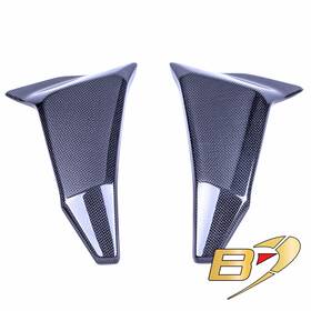 Cbdu-hpm950-kfi Bestem 2019 Ducati Hypermotard 950 Carbon Fiber Radiator Cover Knee Fairing Side Panels