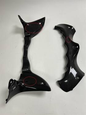 Cbsu-busa08-itc-op Bestem 2008-2017 Hayabusa Gsx1300r Carbon Fiber Instrument Gauge Dash Trim Open Box