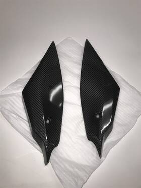 Cbya-r617-tsp-t-op Bestem 2017 -2019 Yamaha R6 Carbon Fiber Tank Side Panels Fairing Twill Weave-open Box