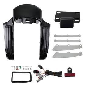 R0qo76 Bfo Rear Fender Led Light For Touring Models 2014 Fascia Smoke Abs Brake